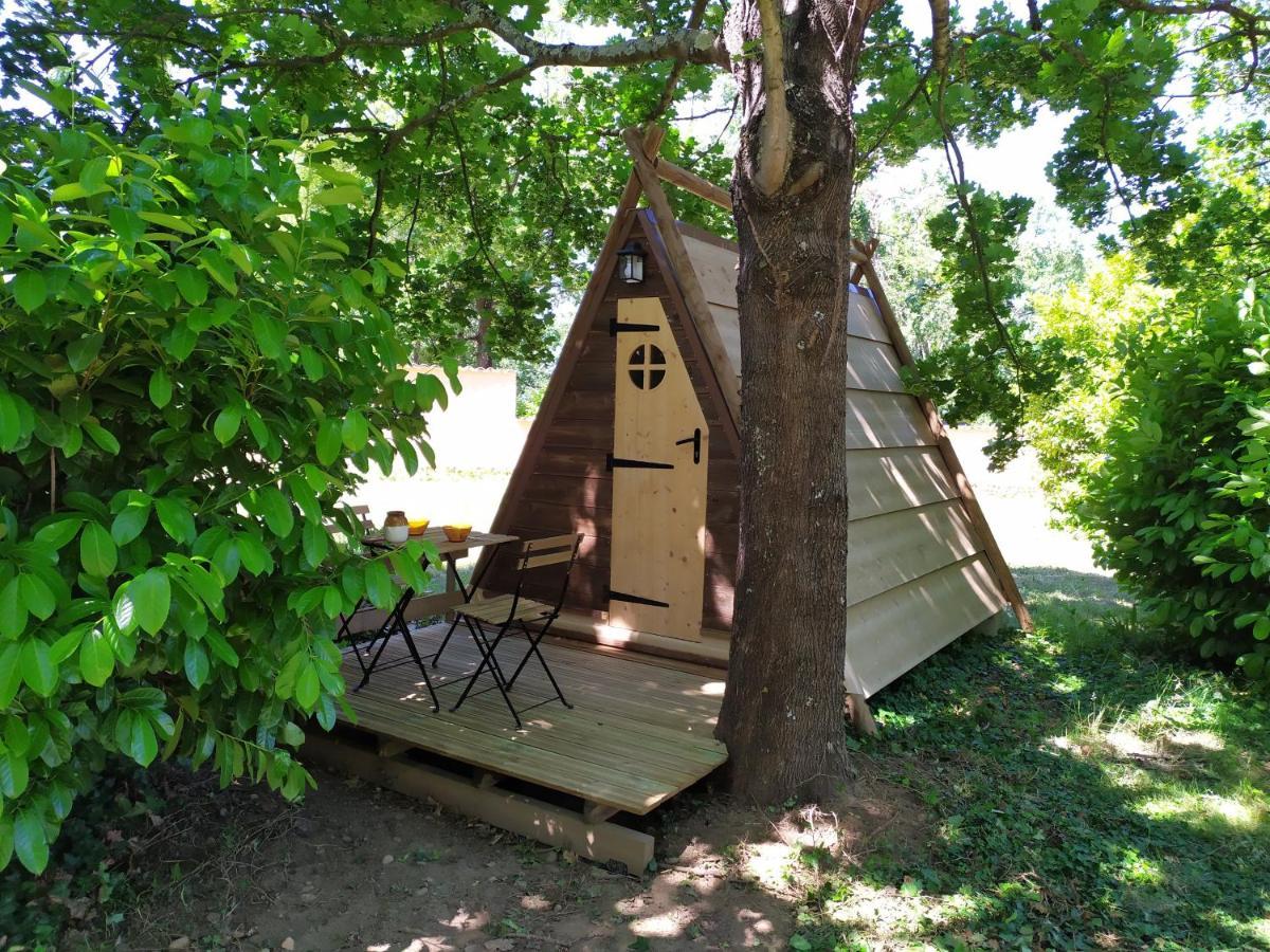 Camping Domaine De Senaud Albon Exterior foto